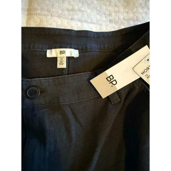 NWT BP. Charcoal Utility Mini Skirt Size 12 • Nordstrom - Picture 3 of 4